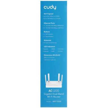 Wi-Fi роутер Cudy WR1300E