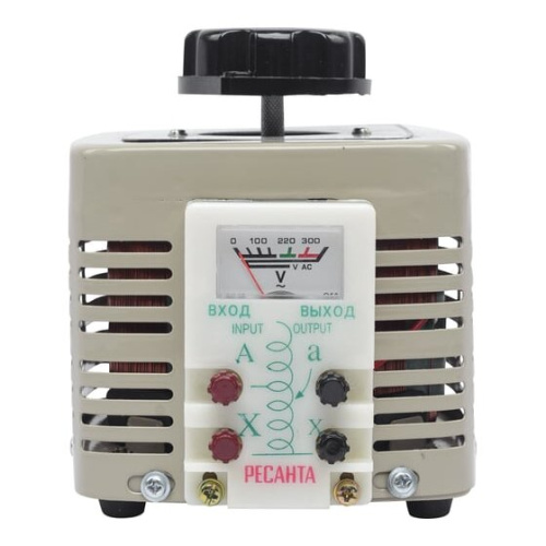 Автотрансформатор Ресанта ТР/0,5 (TDGC2-0,5) 0.5кВА однофазный серый (63/5/9)