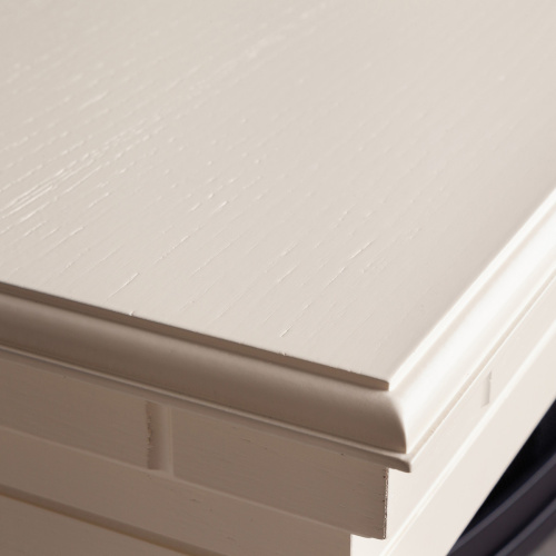 Портал каминный из МДФ RealFlame Country белый дуб, белый камень