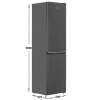 Холодильник с морозильником Beko B1RCSK332G серый