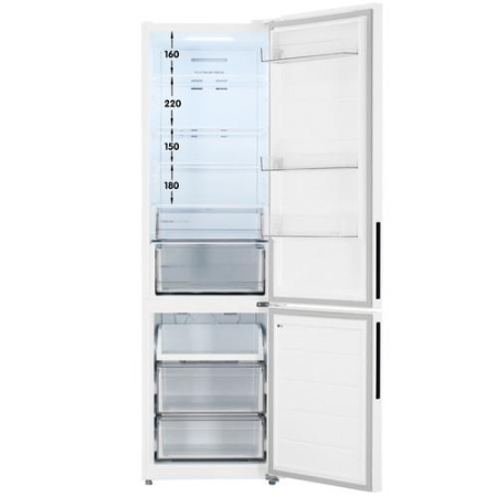 Холодильник с морозильником Midea MDRB600MMF01 белый