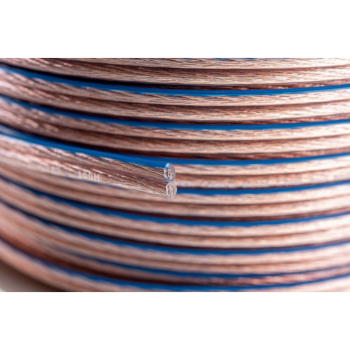 Кабель акустический Proconnect 01-6208-6 2х2.50мм² прозрачный BlueLine 100м