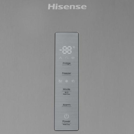 Холодильник с морозильником Hisense RB5P410SACE серебристый