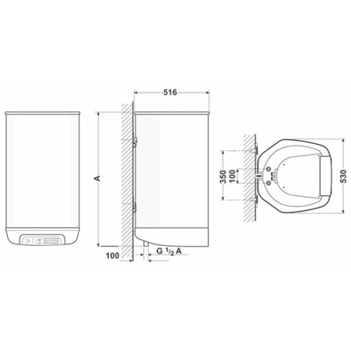 Водонагреватель накопительный Clage SX 50