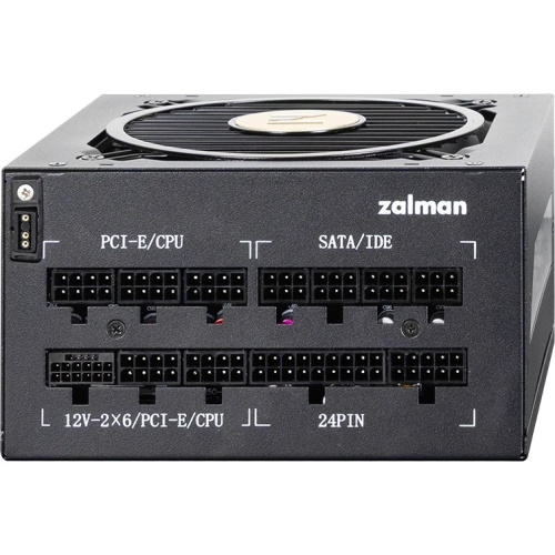 Блок питания Zalman ZM1200-TMX2 View, 1200W, ATX12V v3.0, APFC, 12cm Fan, 80+ Gold Gen5, Full Modular, side ARGB lights, Retail
