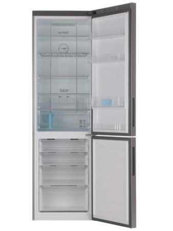 Холодильник с морозильником Haier C2F637CXRG серый