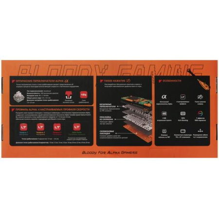 Клавиатура проводная A4Tech Bloody AT87 Renegade