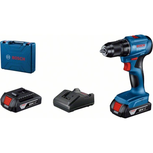 Дрель-шуруповерт Bosch GSR 185-LI (06019K3000) аккум. (кейс в комплекте)