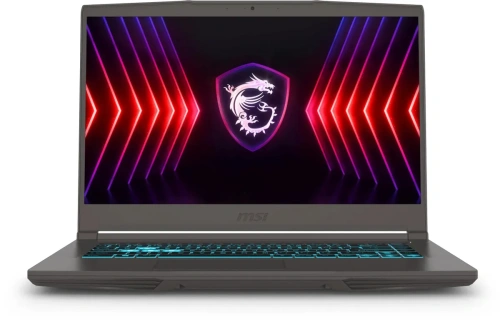 Ноутбук MSI Thin 15 B13VF-3402XRU Cam (9S7-16R831-3402) Core i7 13620H 16Gb SSD512Gb NVIDIA GeForce RTX4060 8Gb 15.6" IPS FHD (1920x1080) FreeDOS grey space WiFi BT