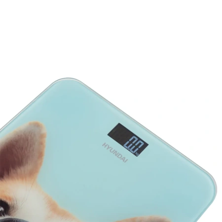 Весы напольные Hyundai H-BS03680 голубой