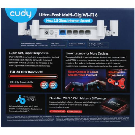 Wi-Fi роутер Cudy WR3000H
