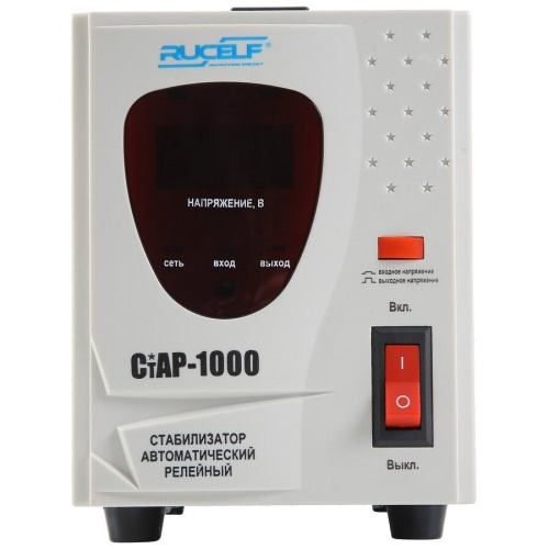 Стабилизатор напряжения Rucelf СтАР-1000 белый