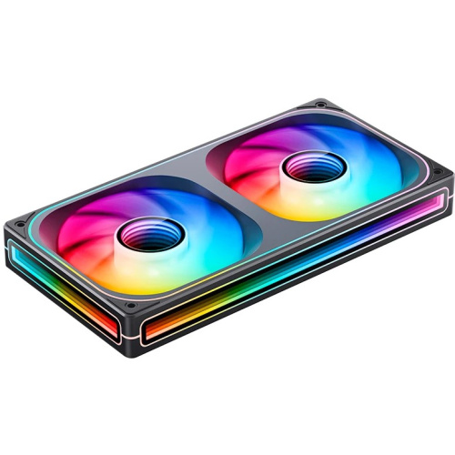 Вентилятор JONSBO ZB-240B (2 in 1) 120х120х28мм (PWM, ARGB LED, 700-2400об/мин, черный) Retail