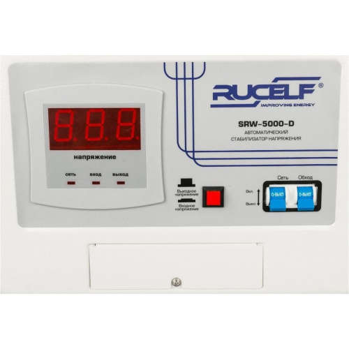 Стабилизатор напряжения Rucelf SRW-5000-D белый