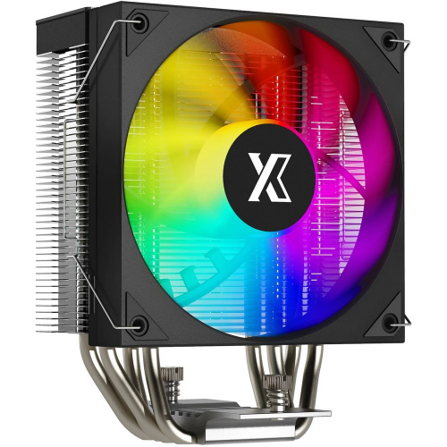 Кулер XASTRA AR400 ARGB Basic (AR400-XXAFPB-GL) LGA1851/1700/1200/115X/AM5/AM4 (TDP 220W, 4 тепл.трубки , PWM FAN ARGB 120mm ) Ret