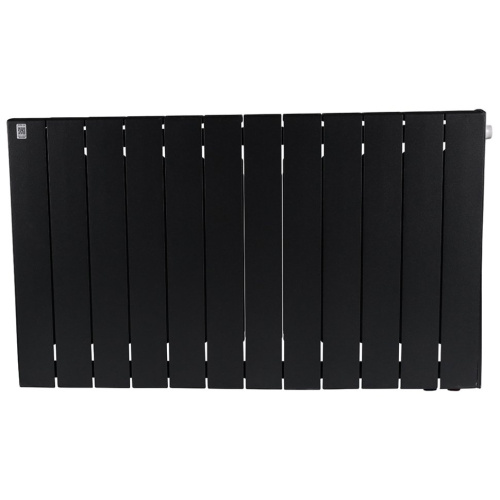 Биметаллический радиатор отопления Rifar Supremo Ventil SVR 500 12 секций нижнее правое подключение антрацит