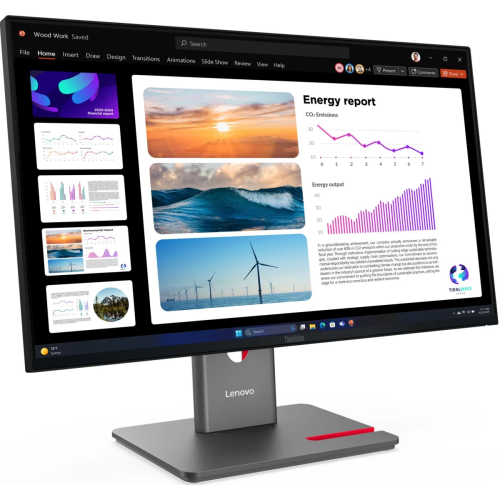 Монитор Lenovo ThinkVision P24q-40 (64B2GAT1UK) черный