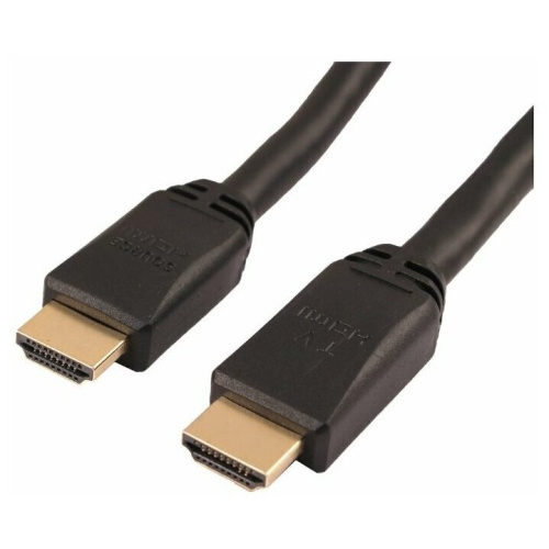 Кабель аудио-видео LAZSO WH-111 HDMI (m)/HDMI (m) 10м Позолоченные контакты черный (WH-111(10M))