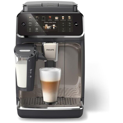 Кофемашина Philips EP4449/70 черный/серебристый