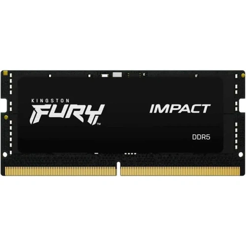 ОЗУ Kingston Fury Impact (KF564S38IBK2-32) SO-DIMM DDR 5 DIMM 32Gb PC44800, 5600Mhz, CL38 (Kit of 2) (retail)