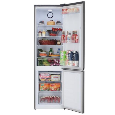 Холодильник с морозильником Beko B3R0CNK312HG серый