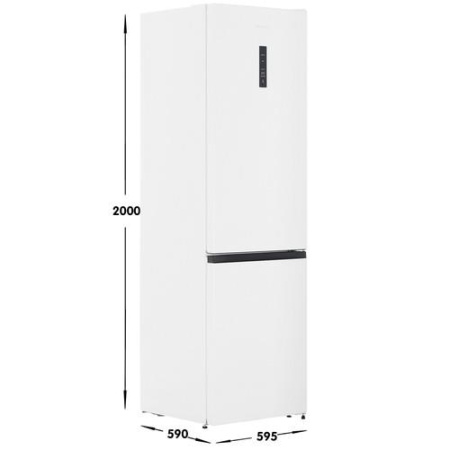 Холодильник с морозильником Hisense RB434N4BW2 белый