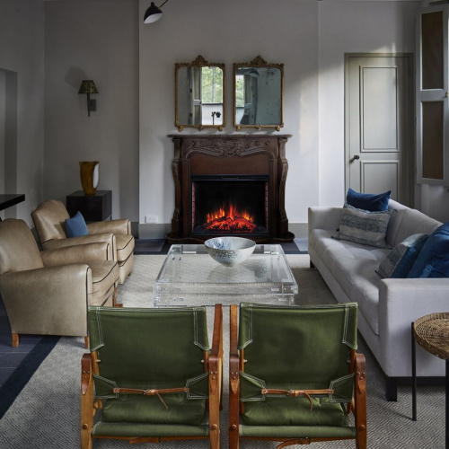 Электрокамин RealFlame Ellada 33 AO античный дуб с очагом Epsilon 33