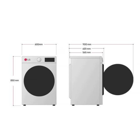Стиральная машина LG TW4V5RS2S серый