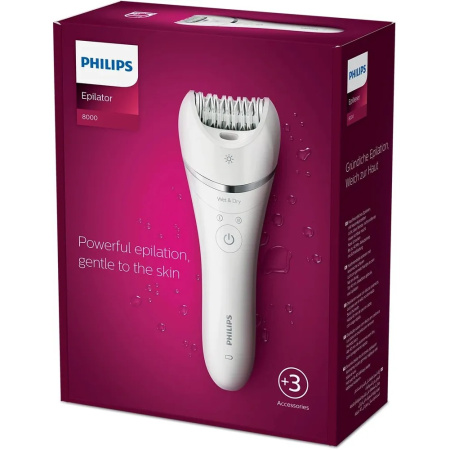 Эпилятор Philips BRE700/01 белый