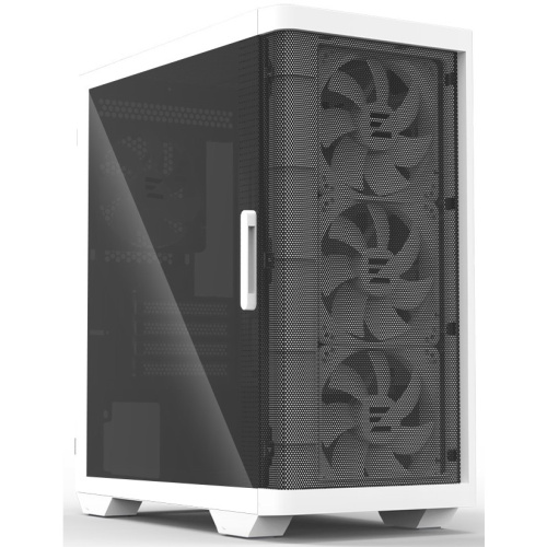 Корпус ZALMAN M4 White, MATX, White, Window, 1xCombo (3.5'' or 2.5''), 1x3.5", 2x2.5", 1xUSB2.0, 2xUSB3.0, Front 3x120mm ARGB, Rear 1x120mm ARGB