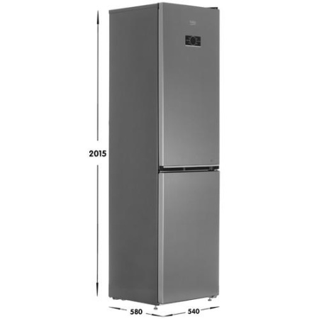Холодильник с морозильником BEKO B5RCNK332HX серебристый
