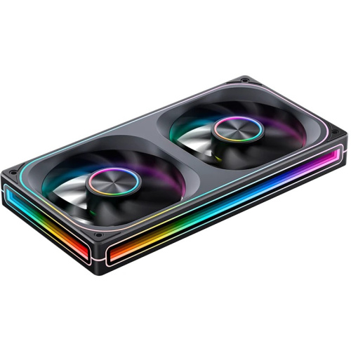 Вентилятор JONSBO ZA-240BR (2 in 1) 120х120х28мм Reverse (PWM, ARGB LED, 700-2400об/мин, черный) Retail