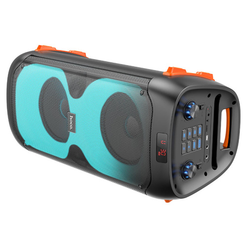 Портативная колонка HOCO BS53 Manhattan wireless dual mic outdoor, black