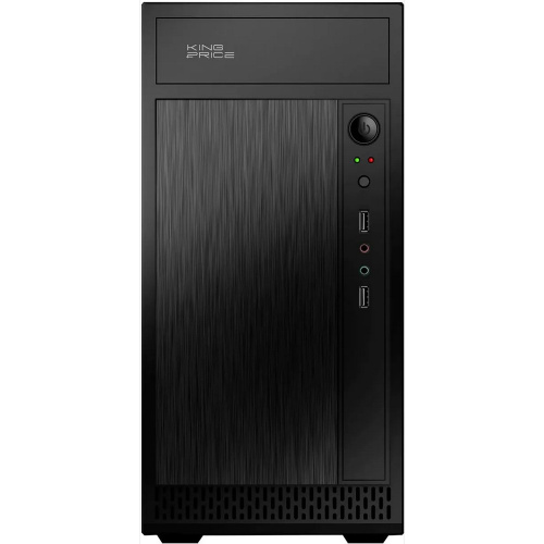 Корпус KingPrice KPCC-MN211 черный без БП mATX 1x80mm 2x120mm 2xUSB2.0 audio