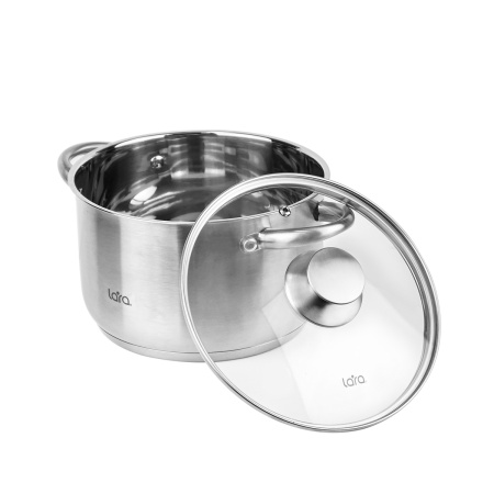 Кастрюля LARA LR02-268 Афина нерж