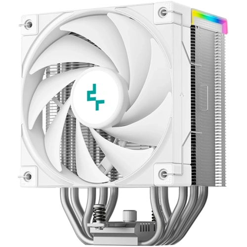 Кулер DEEPCOOL AK500S Digital SE WH LGA20XX/1700/1200/115X/AM5/AM4 (TDP 240W, PWM, Fan 120mm, 5 тепл. трубок, Copper Base, белый) Ret