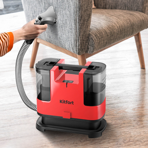 Пылесос KitFort КТ-5162-1 малиновый/черный