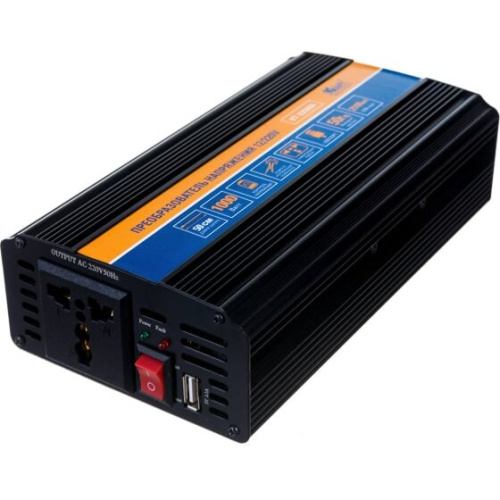 Инвертор автомобильный Kraft KT 835666 12/220V 1000W