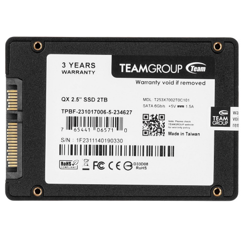 SSD Team Group QX (T253X7002T0C101) 2Tb