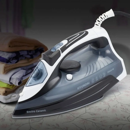 Утюг Hyundai H-SI01573 черный/синий