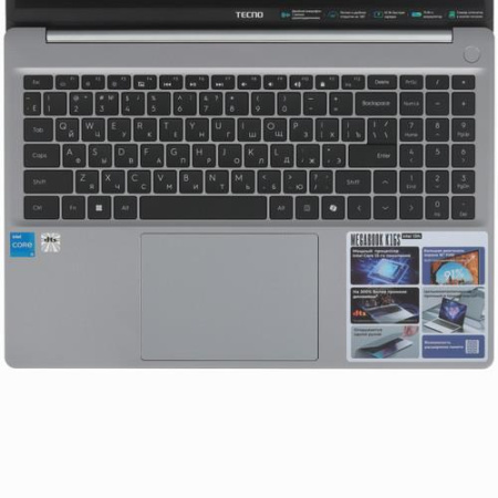 16" Ноутбук Tecno Megabook K16S серый