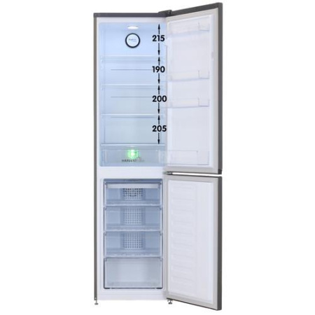 Холодильник с морозильником Beko B3R0CNK332HXBR черный