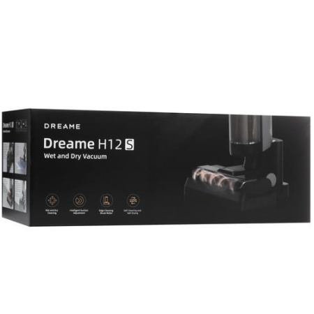 Вертикальный пылесос моющий Dreame H12S  черный