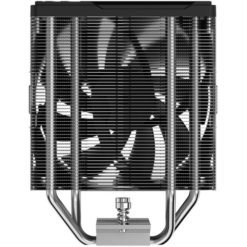 Кулер PentaWave PC-Z04C SRB LGA115X/1200/1700/1851/AM4/AM5 (TDP 220W, 1*120mm PWM Fan, 4 тепловые трубки 6мм, 600-1950RPM, 12-32,6dBa)