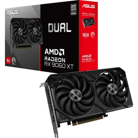 Видеокарта ASUS Dual-RX9060XT-16G (90YV0LG2-M0NA00)