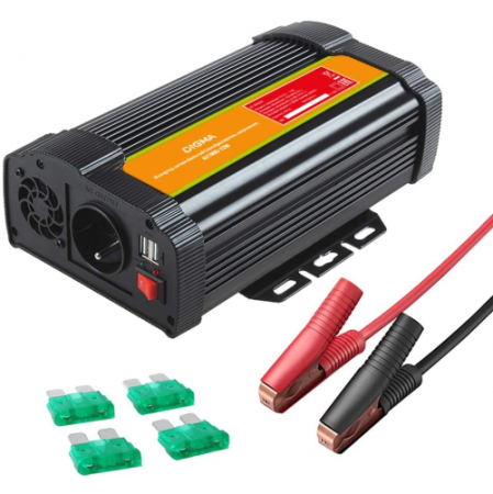 Автоинвертор Digma AI1000-12W