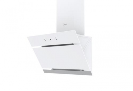 Вытяжка наклонная Midea MH60AN668GW белый/серебристый