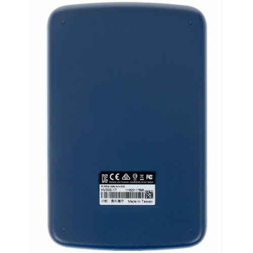 Внешний HDD 1.0TB Adata Slim HV300 (AHV300-1TU31-CBL)
