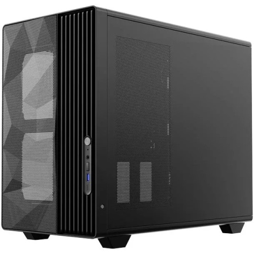 Корпус Powercase TX5 (CTX5AB-F0), TG, Type-C, No Fans, чёрный, ATX