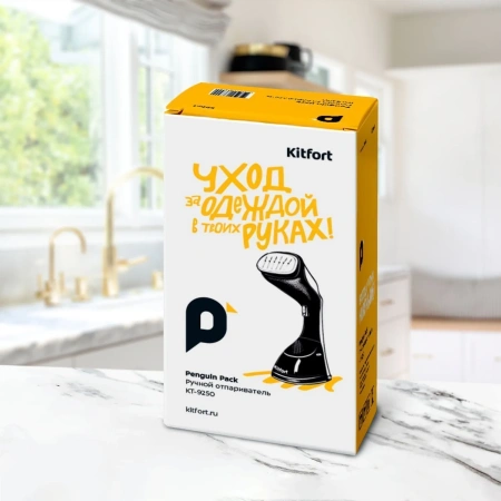 Отпариватель KitFort КТ-9250 черный/белый